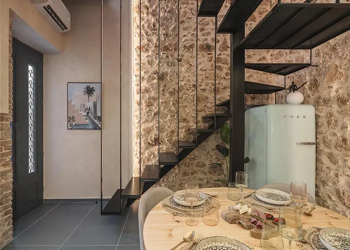 아파트 Mimosa Minaret Jacuzzi Old Town Chania *