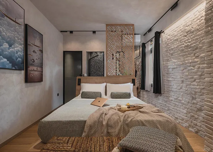 Mimosa Minaret Jacuzzi Old Town Chania 하니아